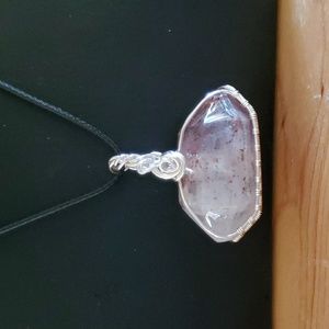 Sapphireskies Designs Sterling Silver Lepidochrosite in Quartz Pendant
